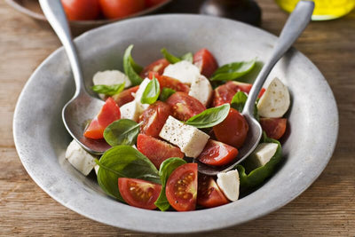 Cherry Tomato Caprese Salad
