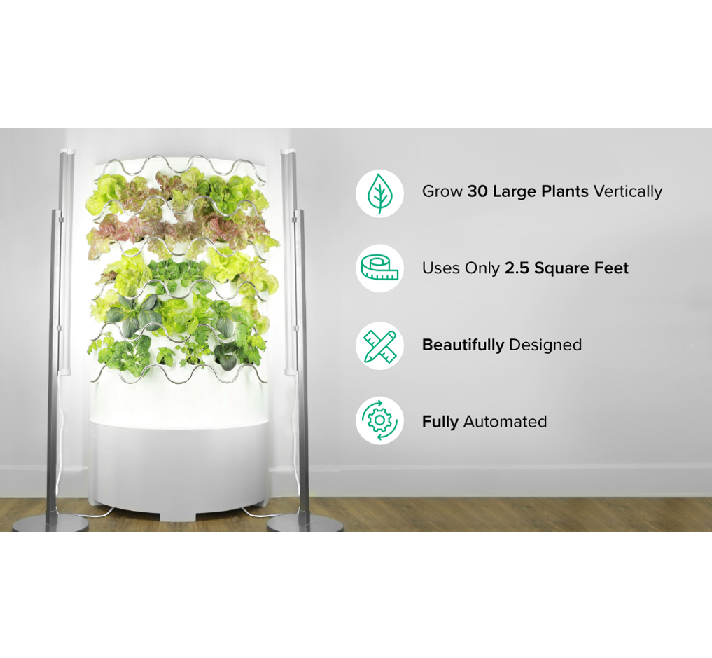 power plant indoor soilless gardening The iHarvest® Complete Package